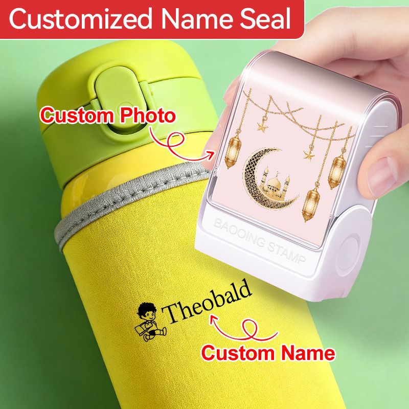 Custom Photo Book - Sanrio Custom Name&Photo Stamp-Lovely Cartoon Pattern,Personalized