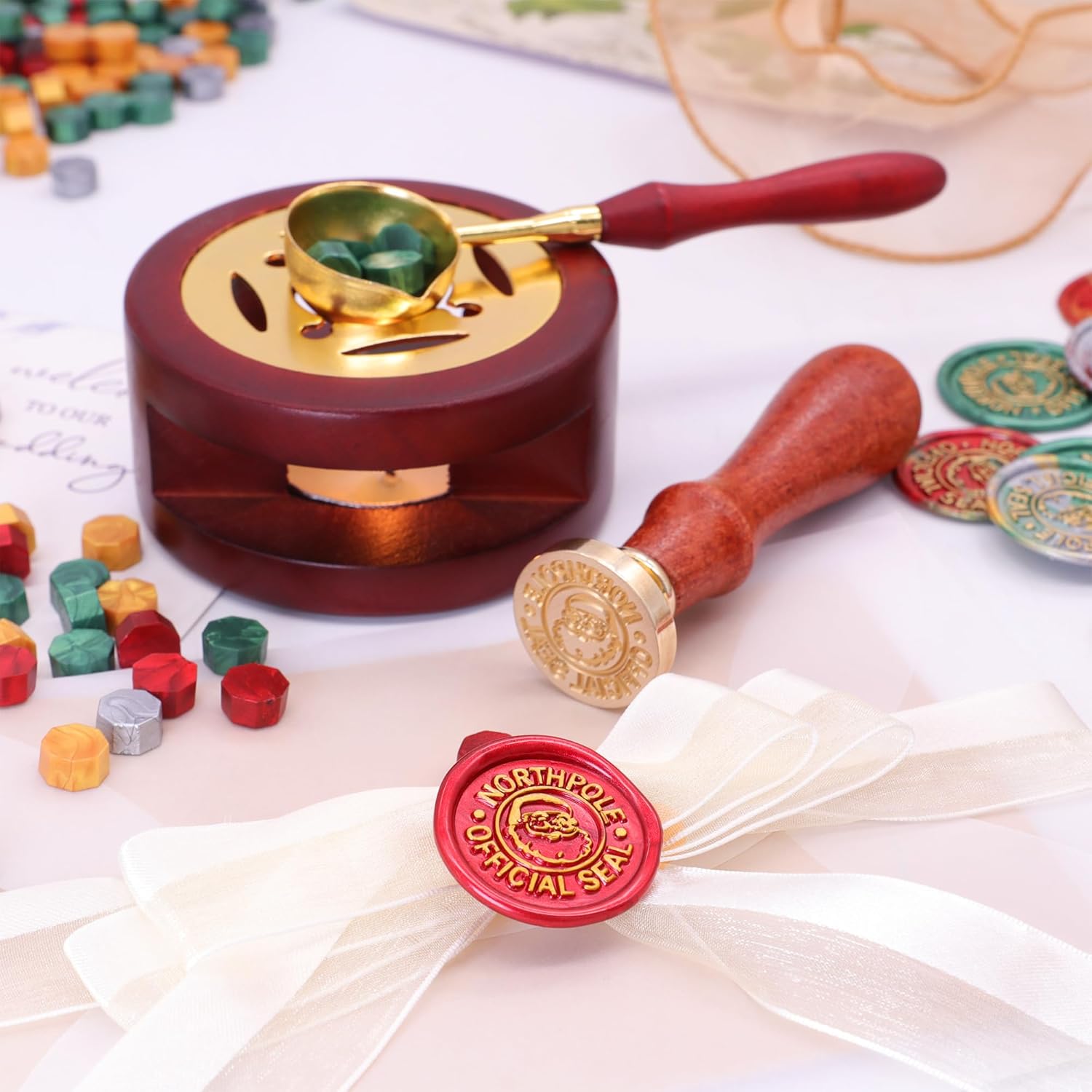 Christmas Seal Wax Kit - 800pc – обзор и цена Wax Seal Letter Kit
