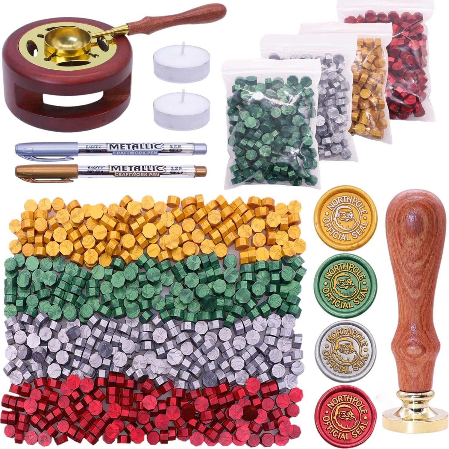 Christmas Seal Wax Kit - 800pc – обзор и цена Wax Seal Letter Kit