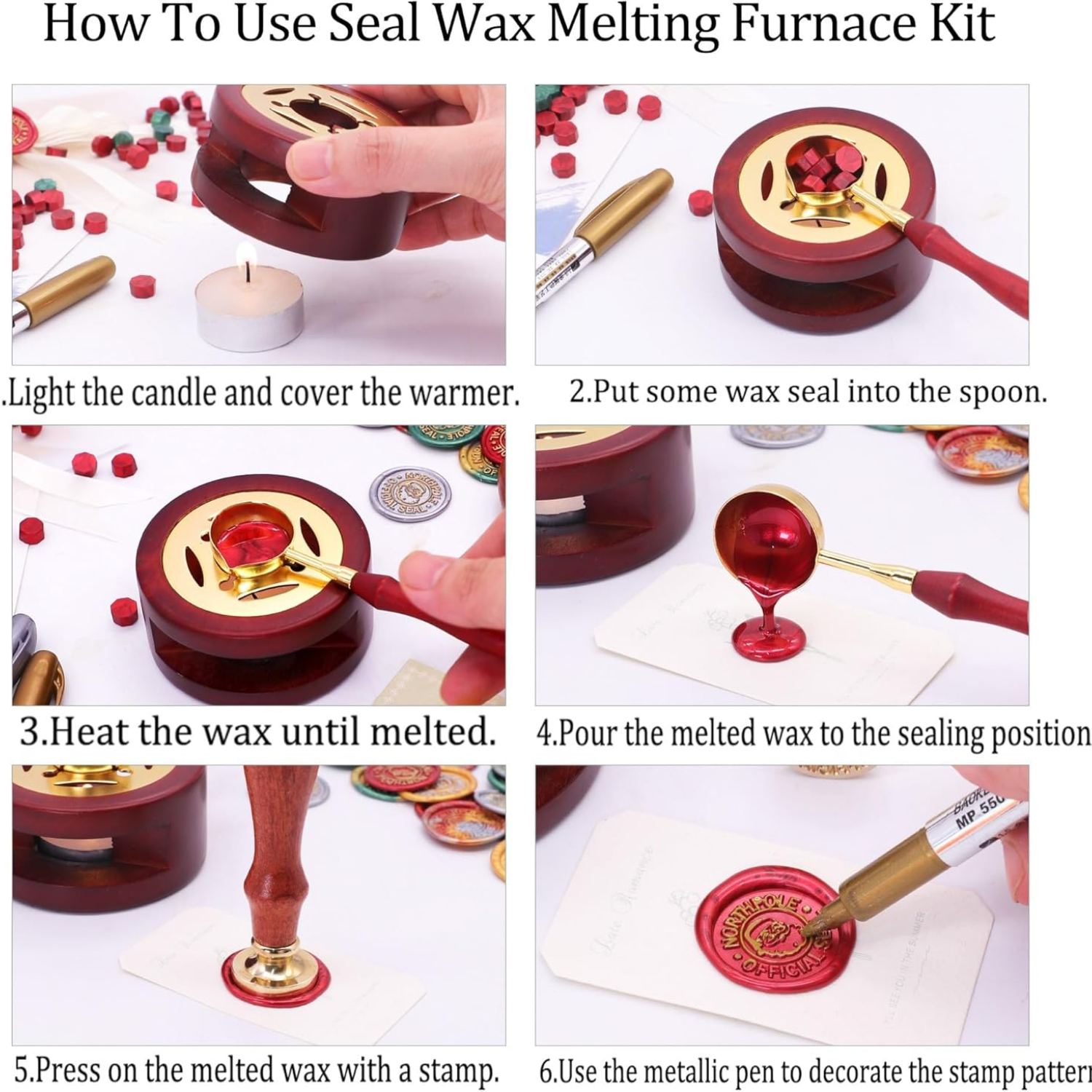 Christmas Seal Wax Kit - 800pc – обзор и цена Wax Seal Letter Kit