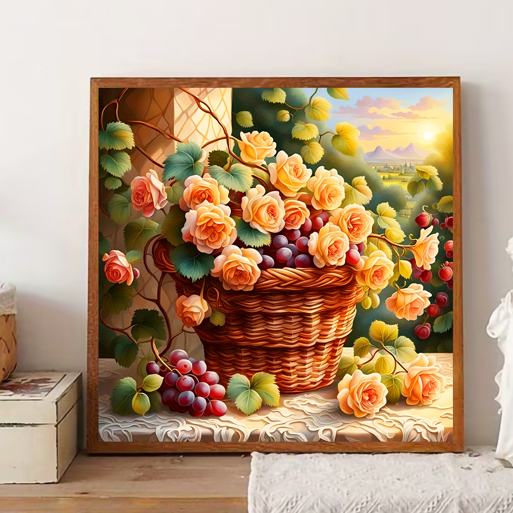 Flower Diamond Painting Kit Fu – обзор и цена Photo Mosaic Print