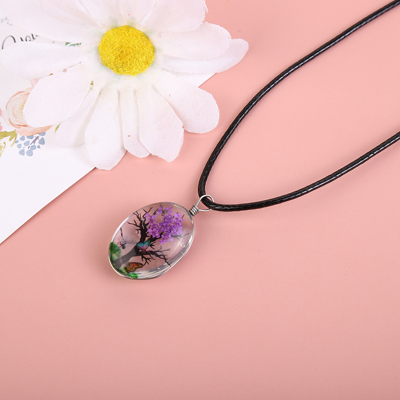 Real Dried Flower Baby's Breat – обзор и цена Birth Flower Necklace