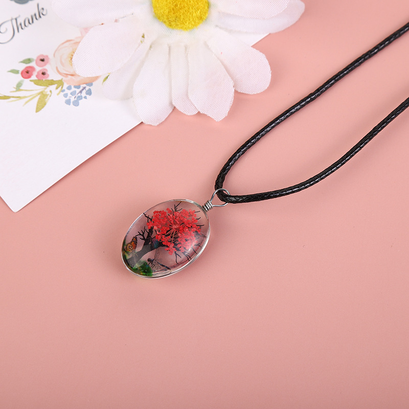 Real Dried Flower Baby's Breat – обзор и цена Birth Flower Necklace