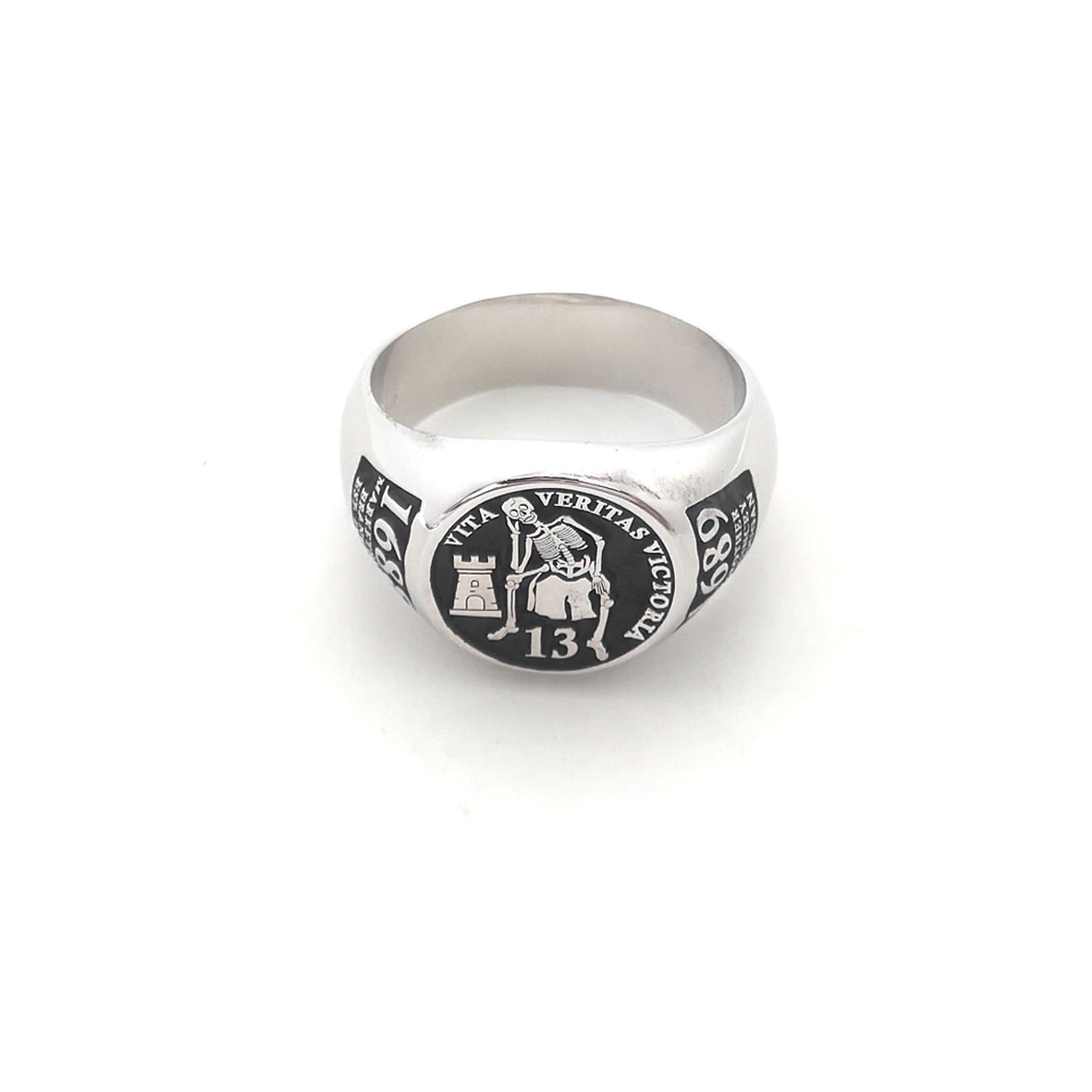 Custom Engraved 17mm Round Top – обзор и цена Initial Ring Custom
