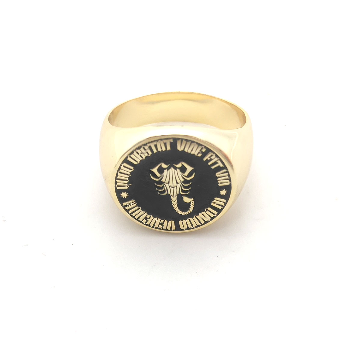 Custom Engraved 17mm Round Top – обзор и цена Initial Ring Custom