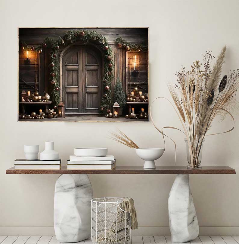 1pc frameless Large Christmas  – обзор и цена Family Tree Print