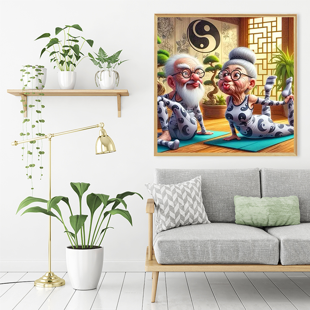 Momoart Old People Diamond Mos – обзор и цена Photo Mosaic Print