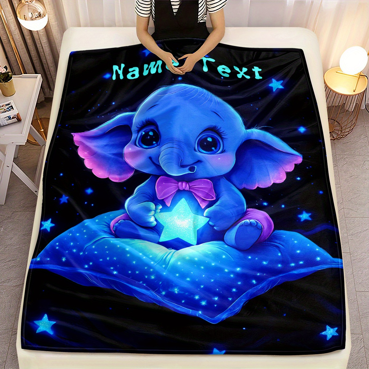 Personalized Cute Blue Elephan – обзор и цена Custom Night Sky