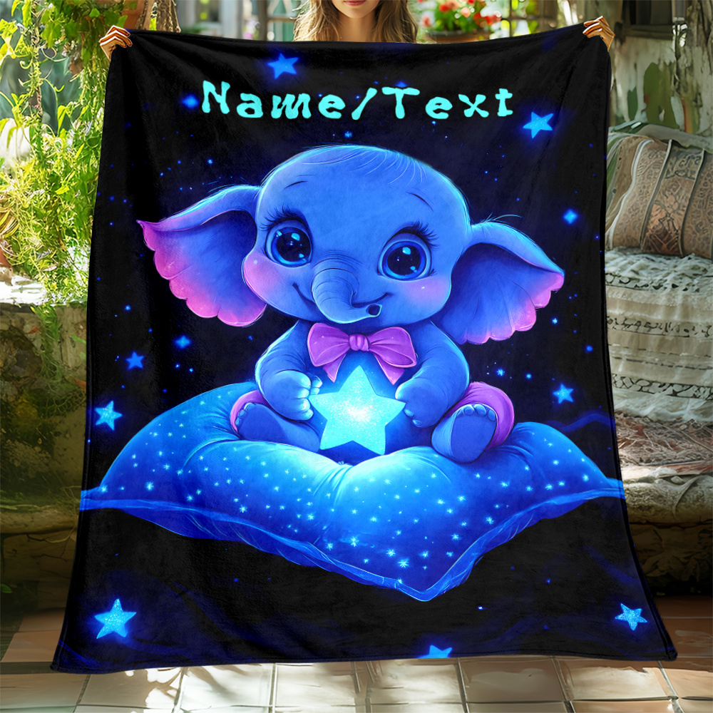 Personalized Cute Blue Elephan – обзор и цена Custom Night Sky