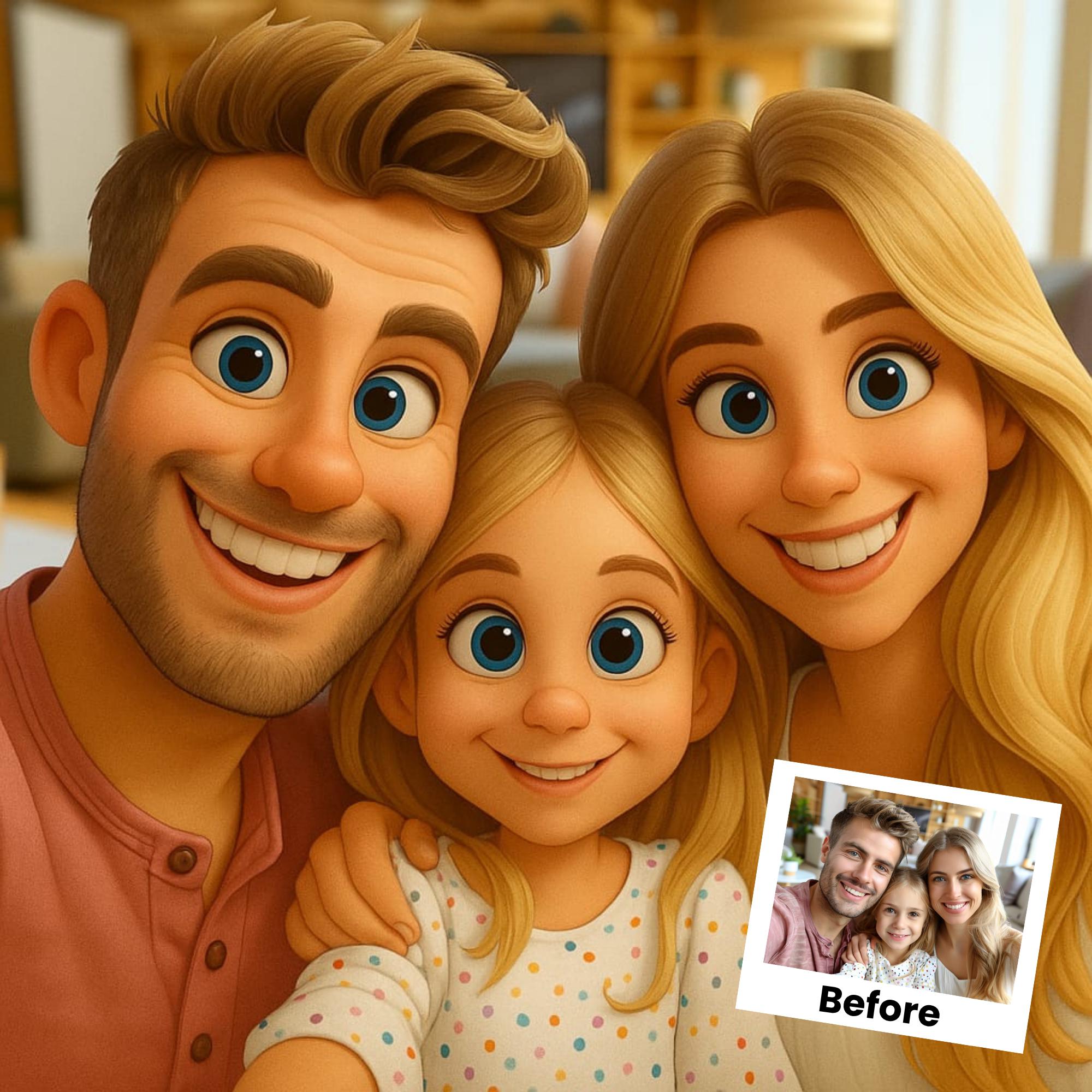 Custom Cartoon style portrait  – обзор и цена Pet Portrait Custom