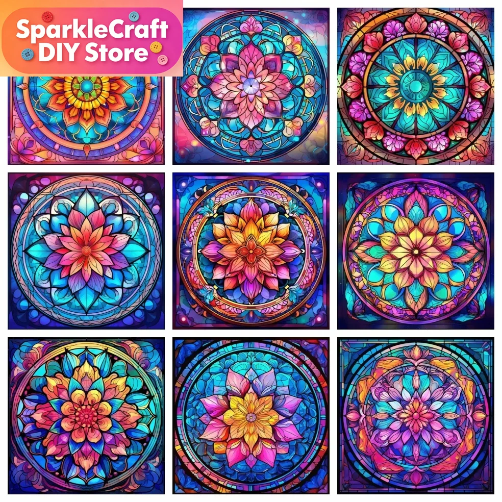 Diamond Painting Mandala Flowe – обзор и цена Photo Mosaic Print