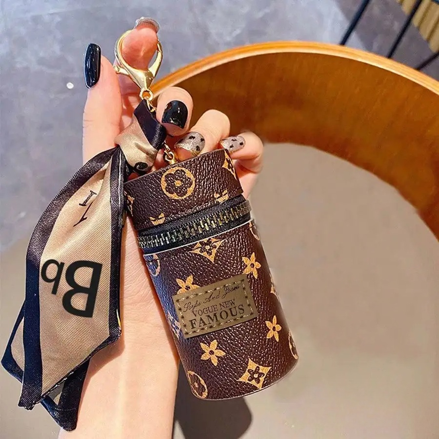 Vintage Brown Monogram Print C – обзор и цена Monogram Keychain Leather