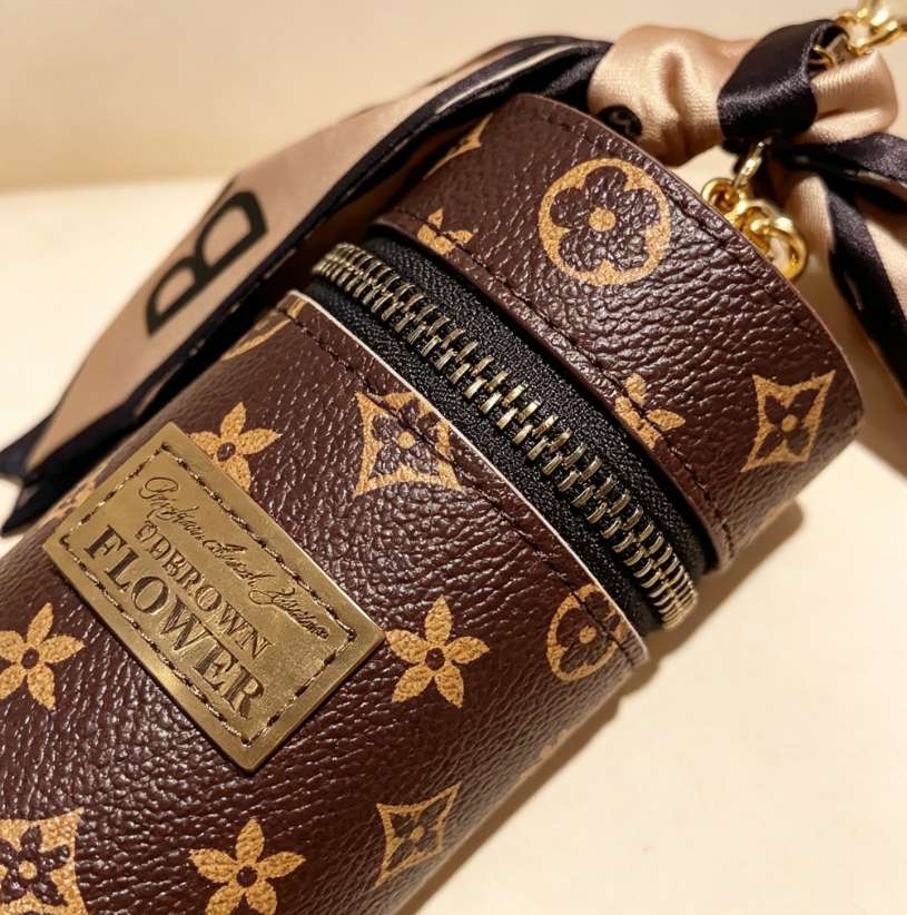 Vintage Brown Monogram Print C – обзор и цена Monogram Keychain Leather