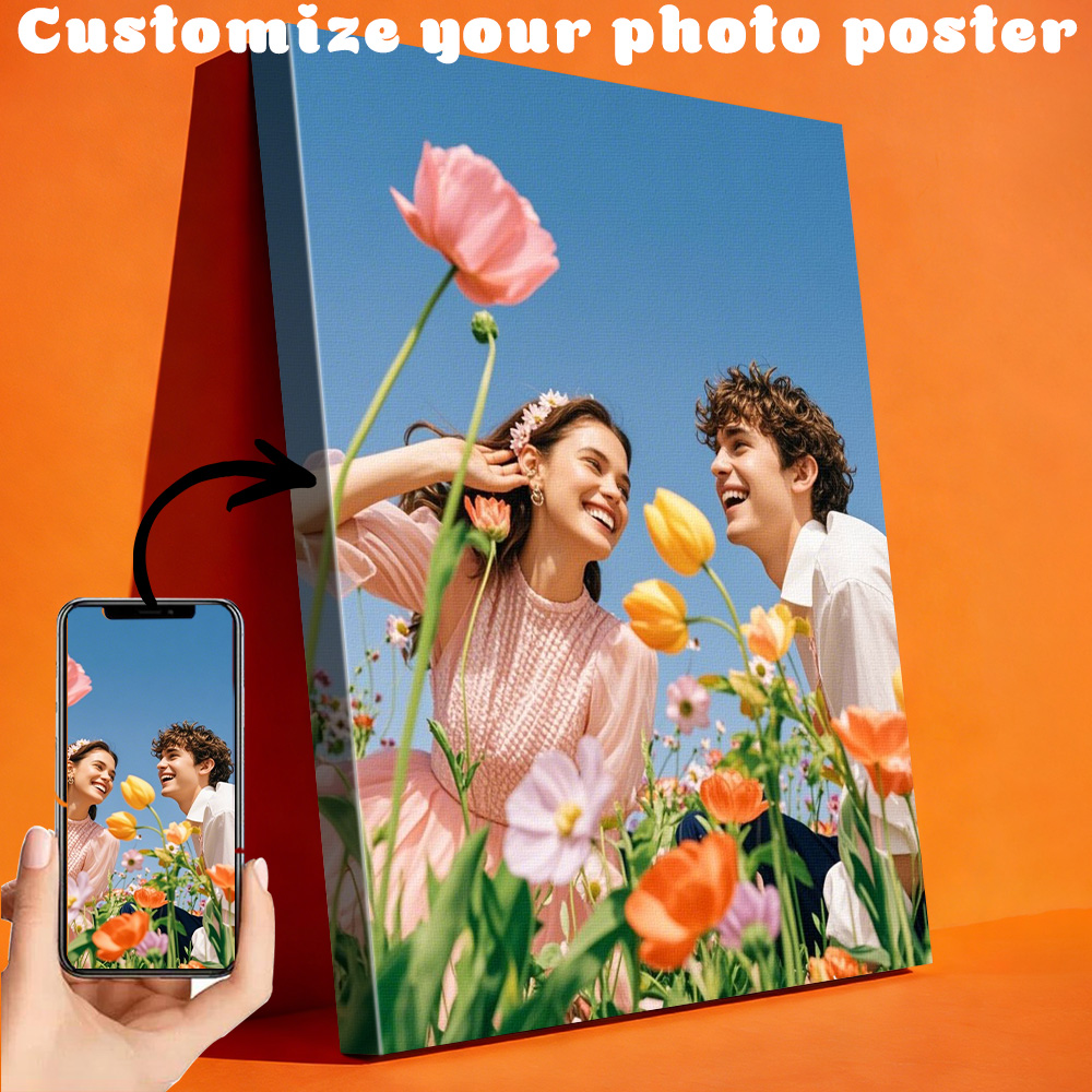 1 customized photo canvas, opt – обзор и цена Engraved Wood Frame