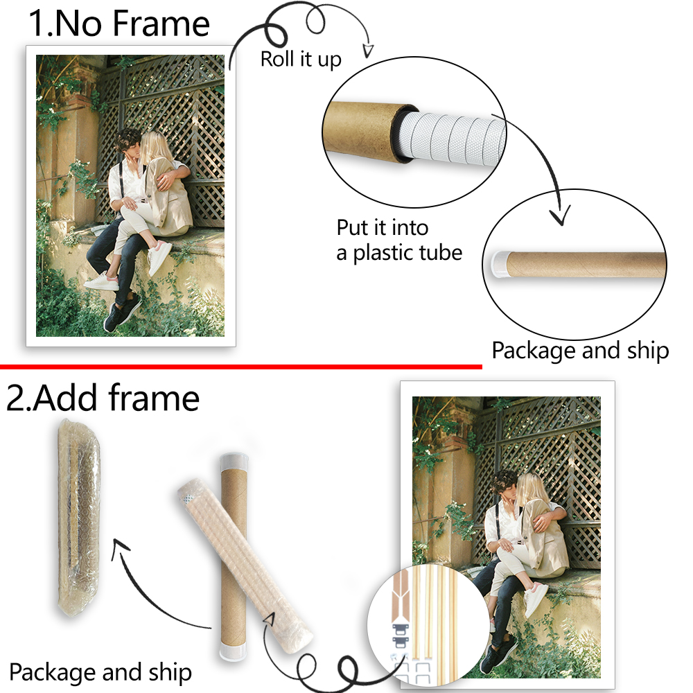 1 customized photo canvas, opt – обзор и цена Engraved Wood Frame