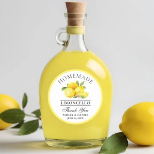 Custom Lemon Wedding Thank You – обзор и цена Personalised Candle Label