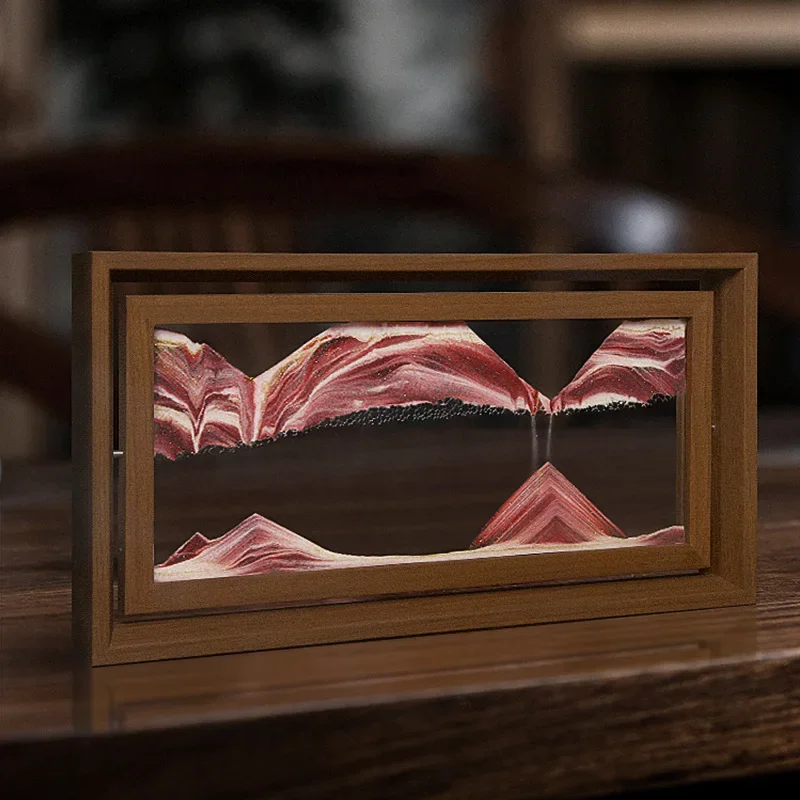 3D Rotatable Sandscape Moving  – обзор и цена Engraved Wood Frame
