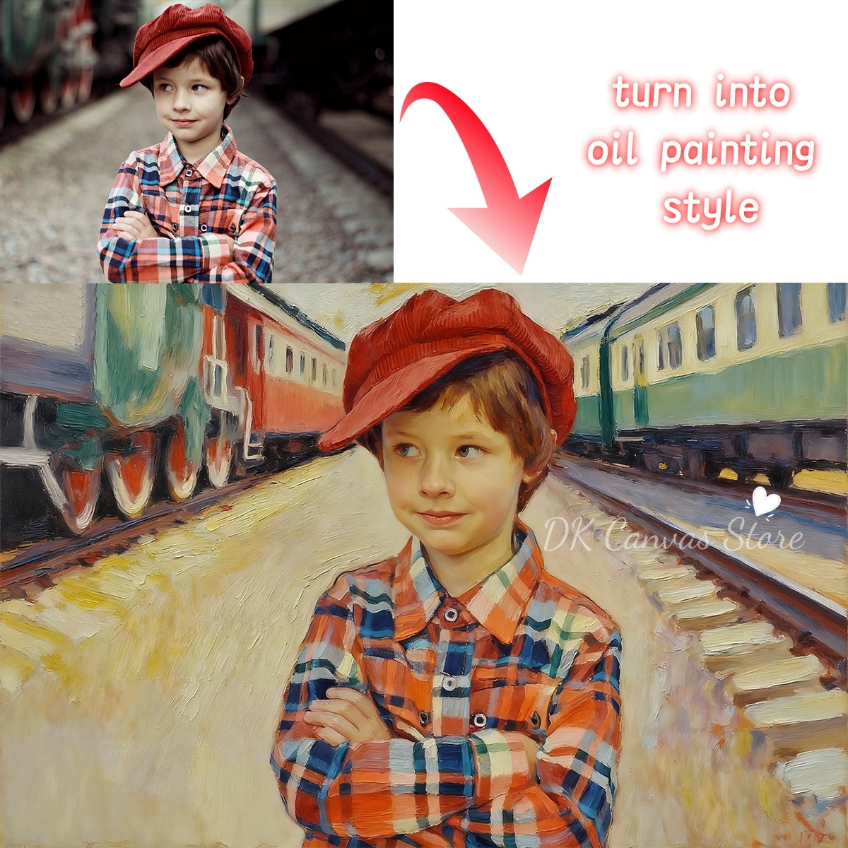 Personalized Custom Oil Painti – обзор и цена Pet Portrait Custom