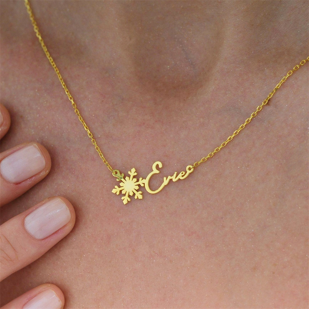 Custom Simple Name Necklace St – обзор и цена Birth Flower Necklace