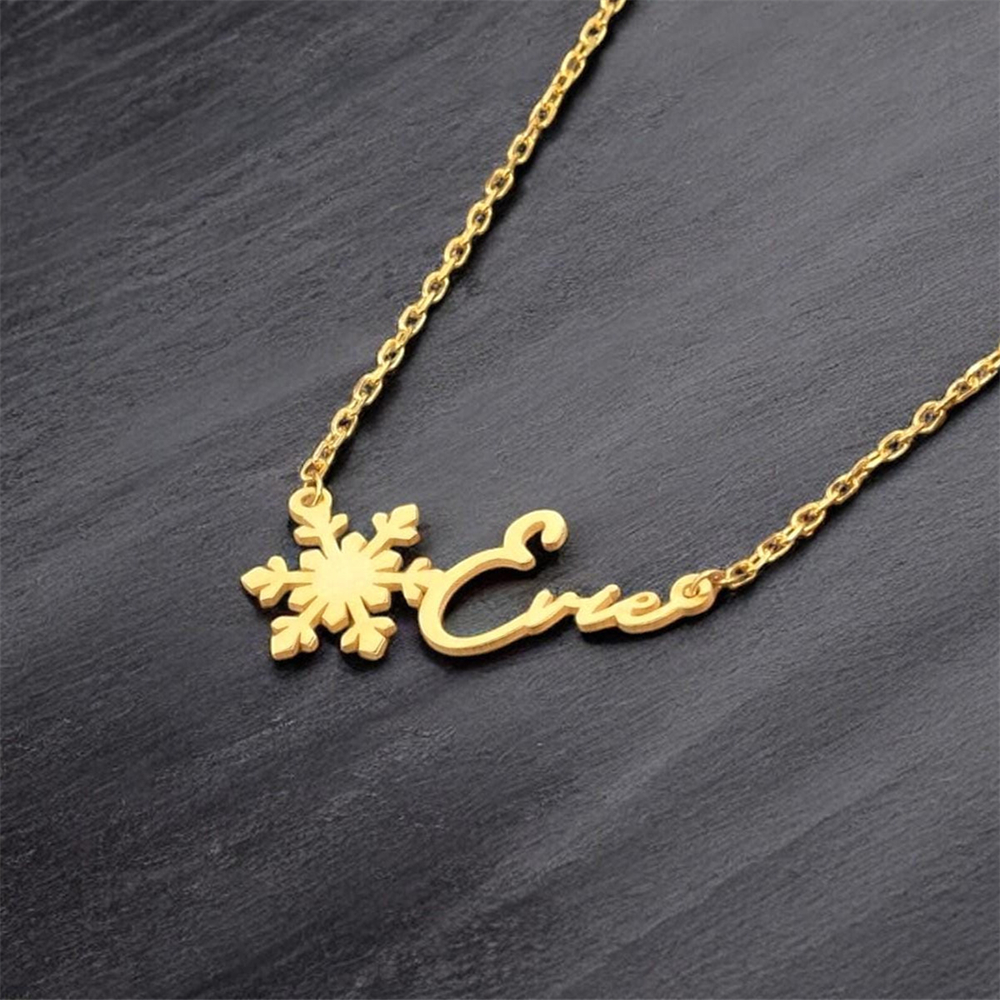 Custom Simple Name Necklace St – обзор и цена Birth Flower Necklace