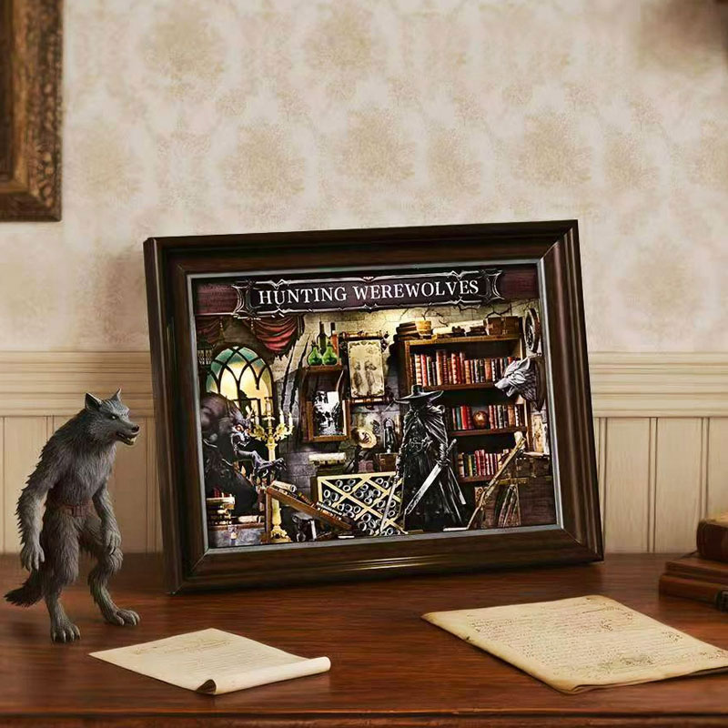 DIY 3D Wooden Book Nook Kit Mi – обзор и цена Engraved Wood Frame