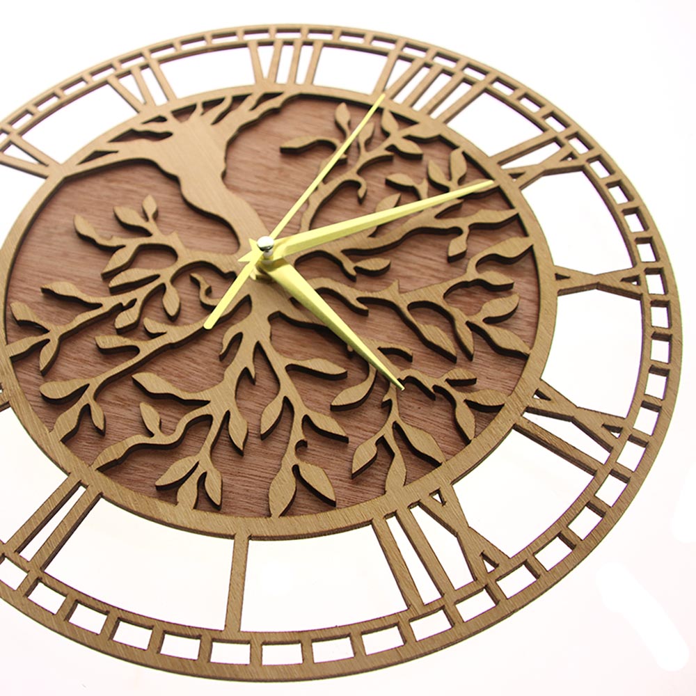 Tree of Life Wooden Wall Clock – обзор и цена Family Tree Print