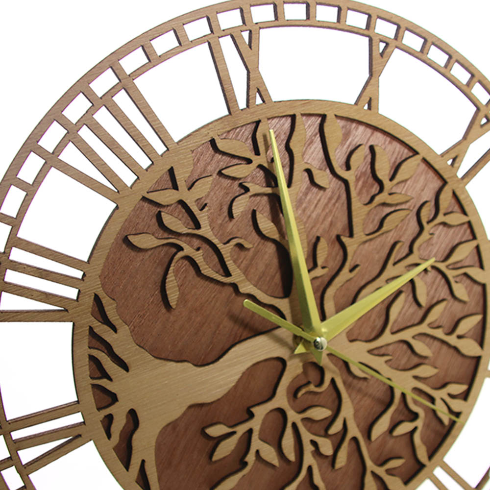Tree of Life Wooden Wall Clock – обзор и цена Family Tree Print