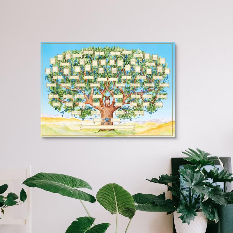 Fillable Family Tree Chart 6 G – обзор и цена Family Tree Print