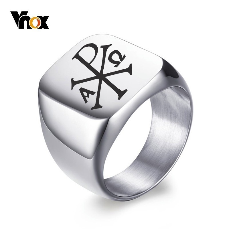 Vnox Free Personalized Stamp R – обзор и цена Initial Ring Custom