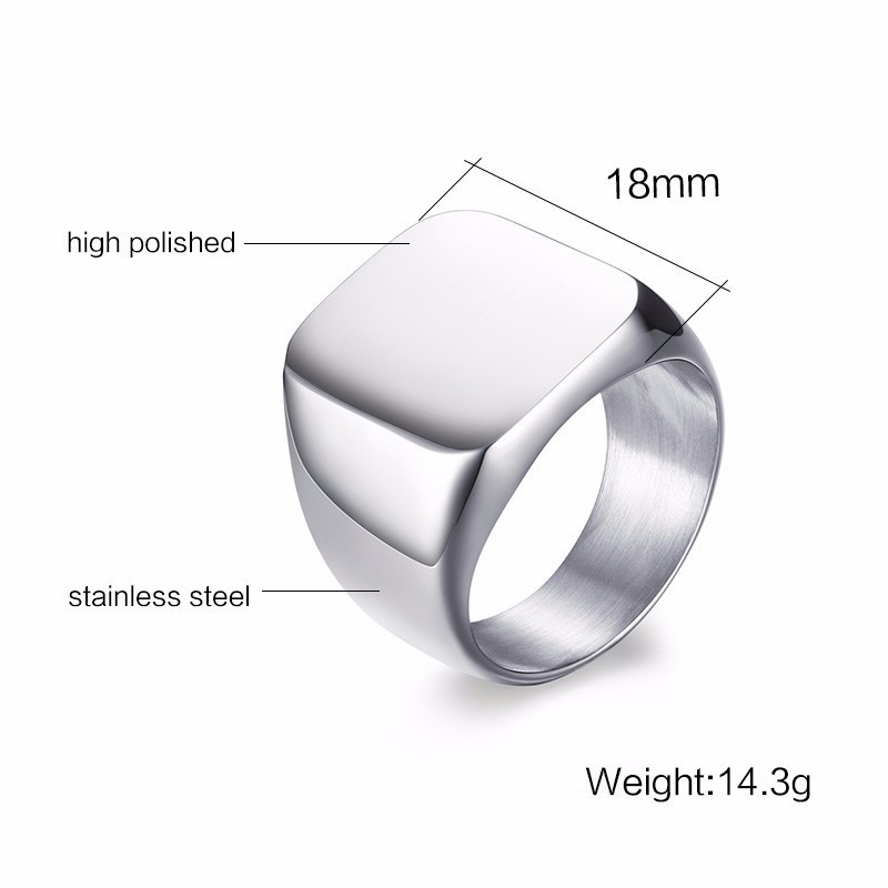 Vnox Free Personalized Stamp R – обзор и цена Initial Ring Custom