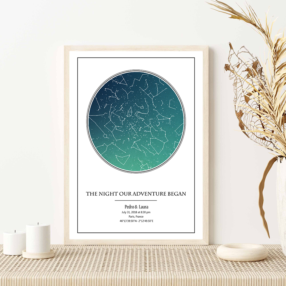 Personalized Star Map Poster B – обзор и цена Custom Star Map