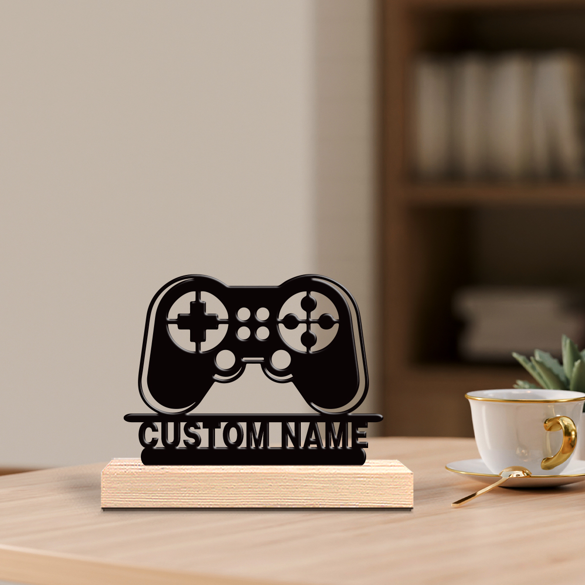 1pc Personalized Custom Game c – обзор и цена Engraved Wood Frame