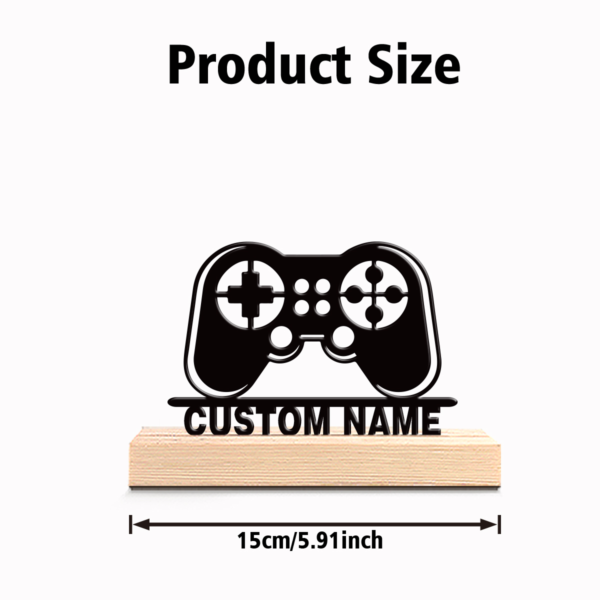 1pc Personalized Custom Game c – обзор и цена Engraved Wood Frame