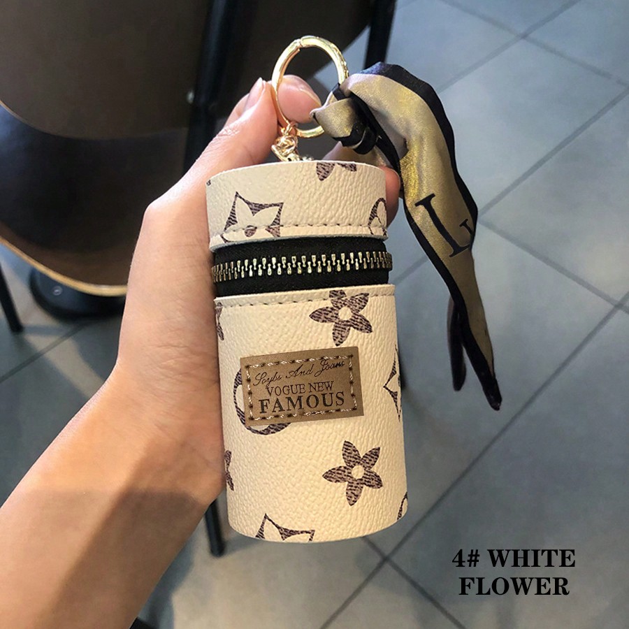 1pc Monogram Print Lipstick Ho – обзор и цена Monogram Keychain Leather