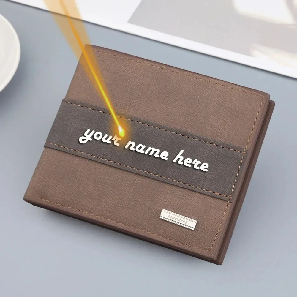 Custom Name Man Wallet Minimal – обзор и цена Personalized Name Box