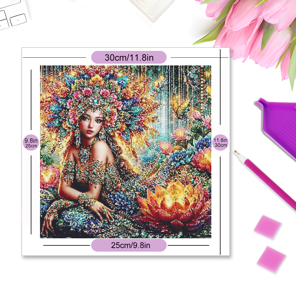 Momoart Diamond Mosaic Woman R – обзор и цена Photo Mosaic Print