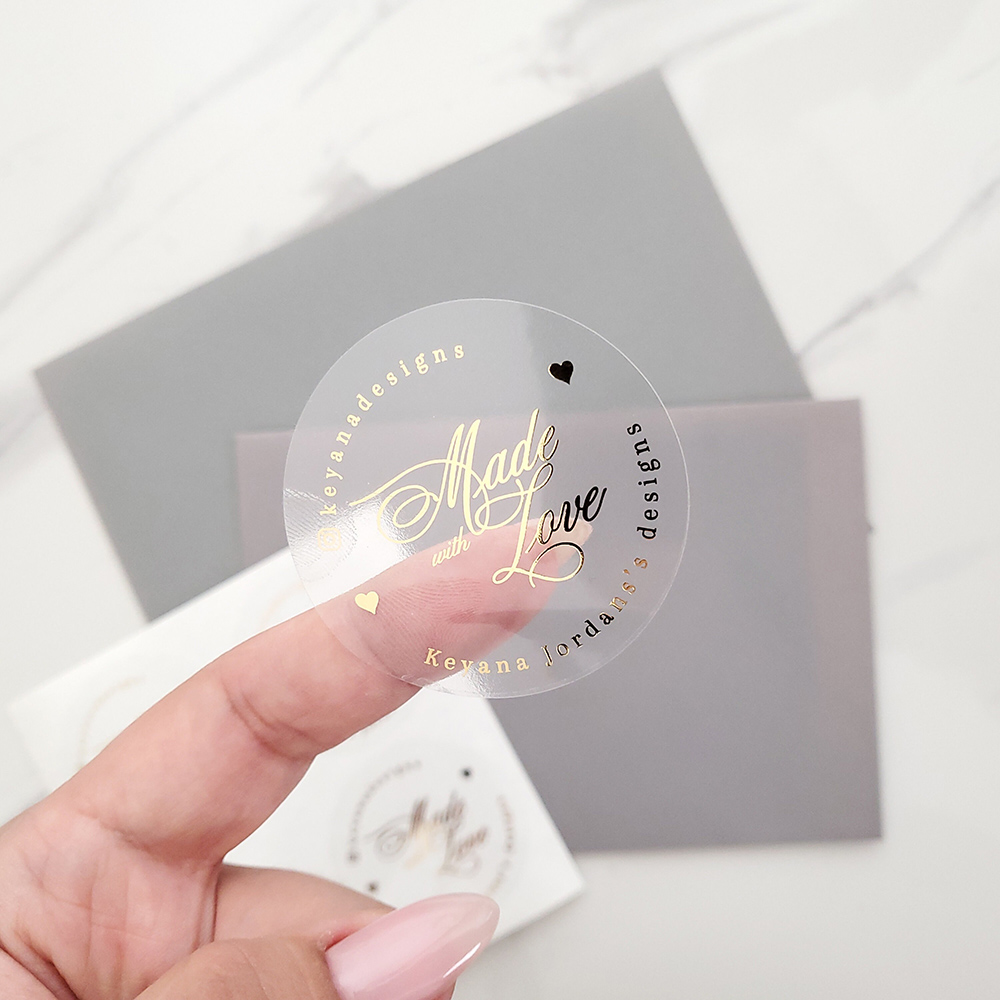 Custom 50pcs Round Gold Foil C – обзор и цена Personalised Candle Label