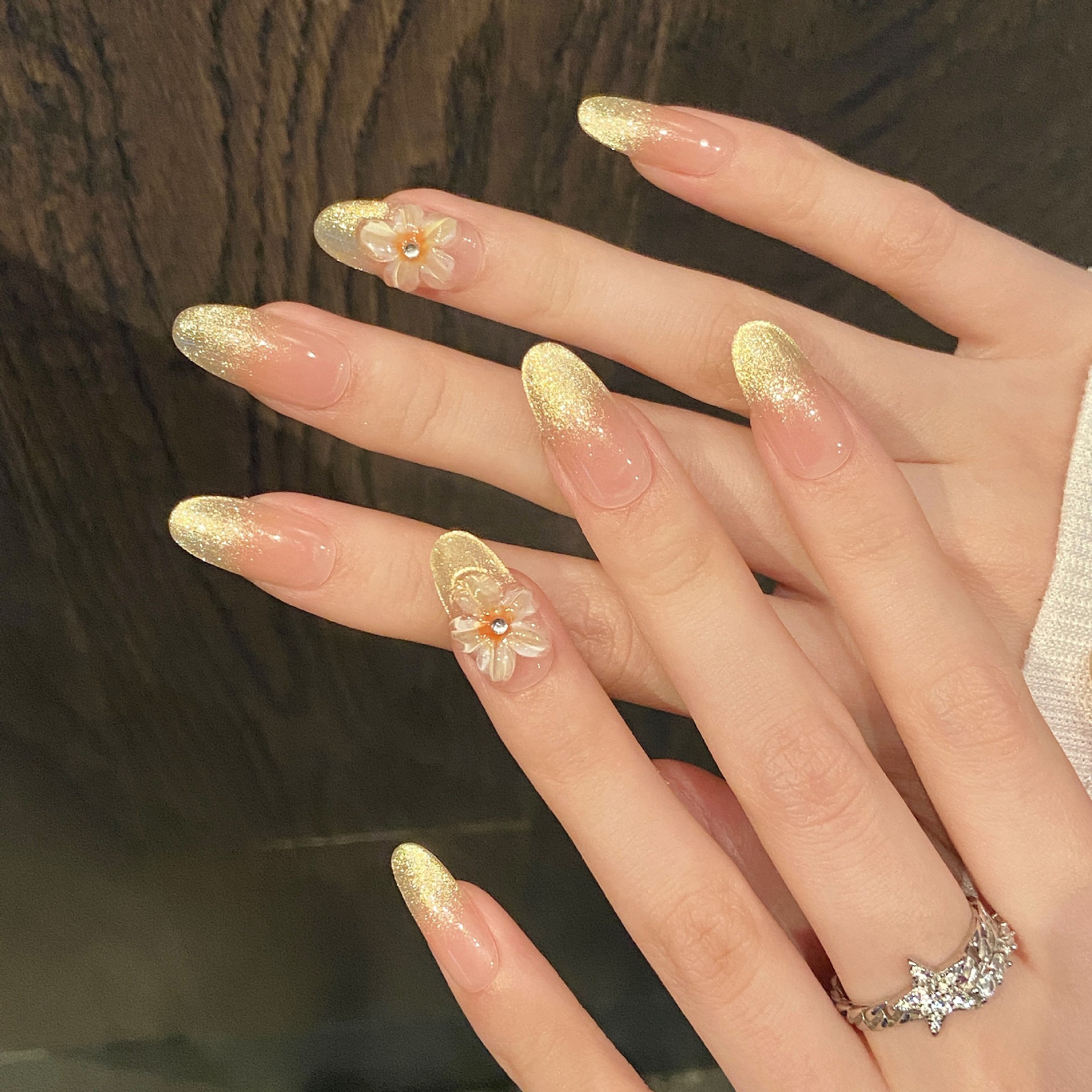 10pcs Handmade Press on Nails  – обзор и цена Pressed Flower Art