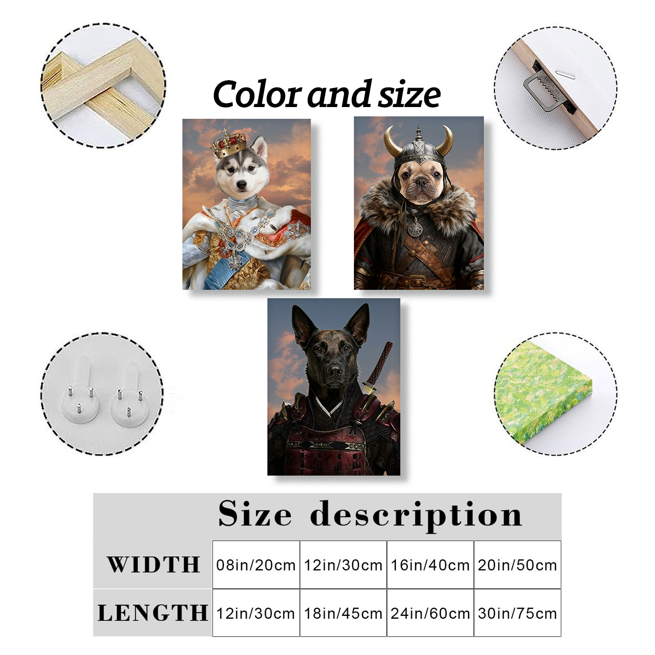 Customized Canvas Painting Roy – обзор и цена Pet Portrait Custom