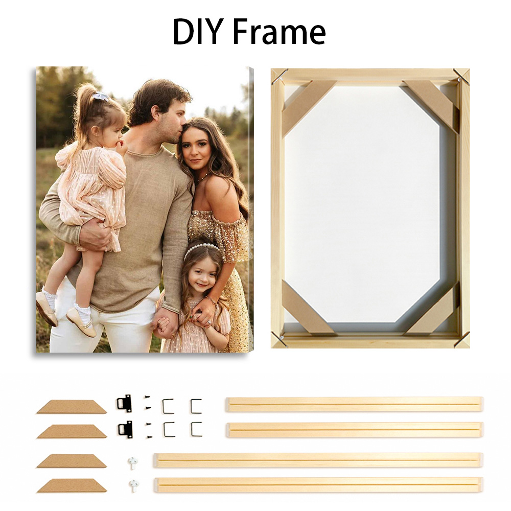1 Pc Customized Photos on Canv – обзор и цена Engraved Wood Frame