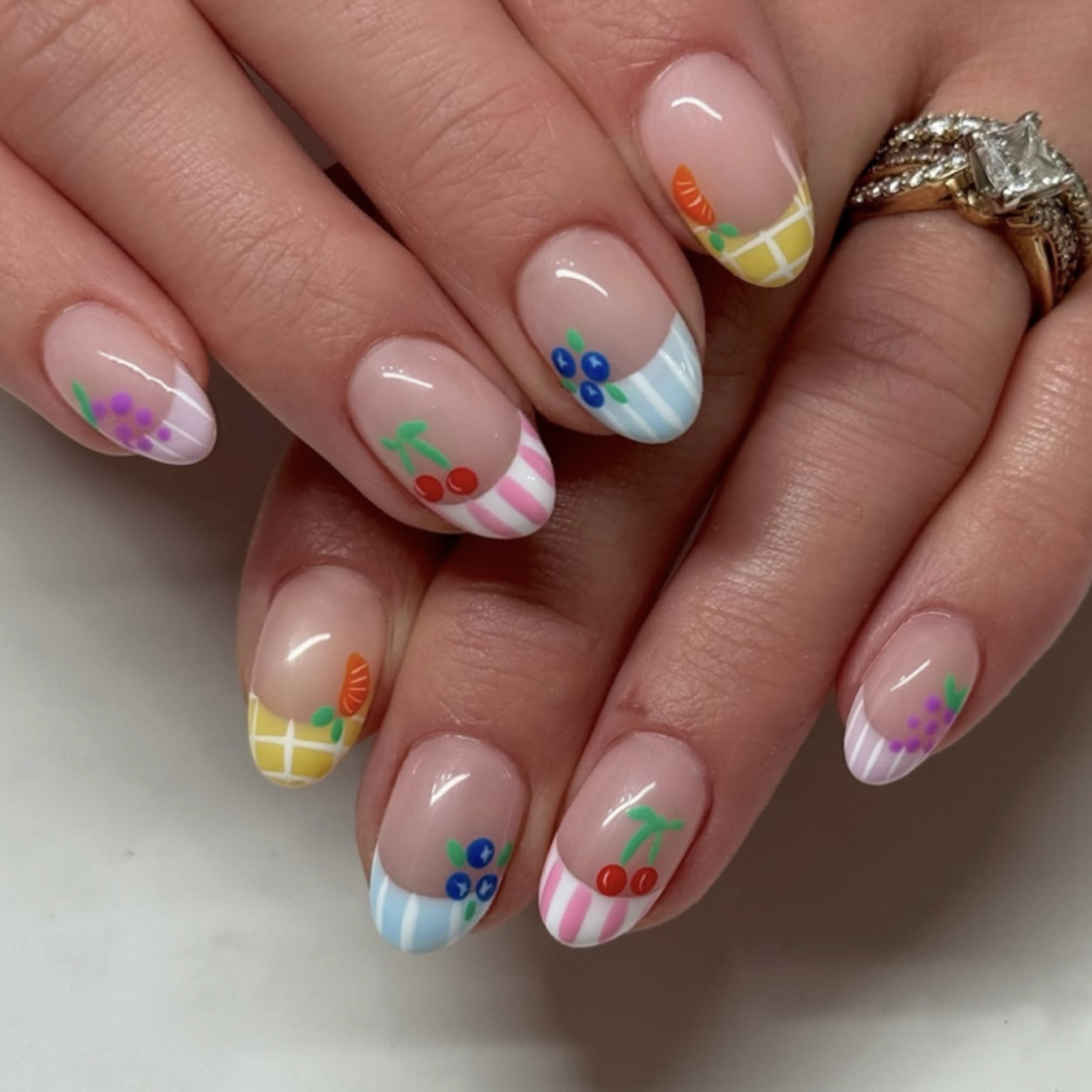24Pcs Simple Almond Nails Tips – обзор и цена Pressed Flower Art