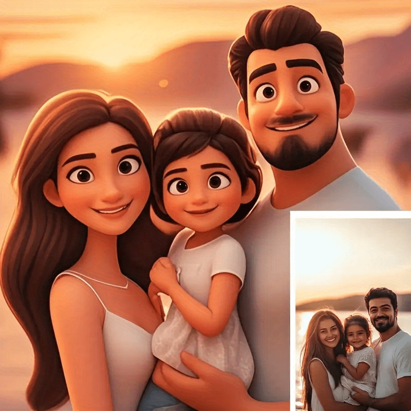 Customizable Cartoon Portrait  – обзор и цена Pet Portrait Custom