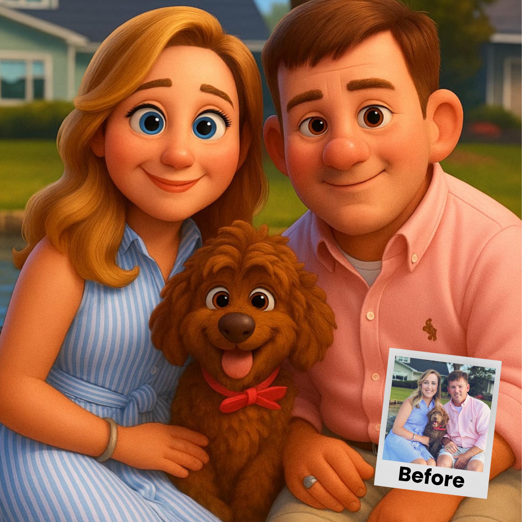 Customizable Cartoon Portrait  – обзор и цена Pet Portrait Custom