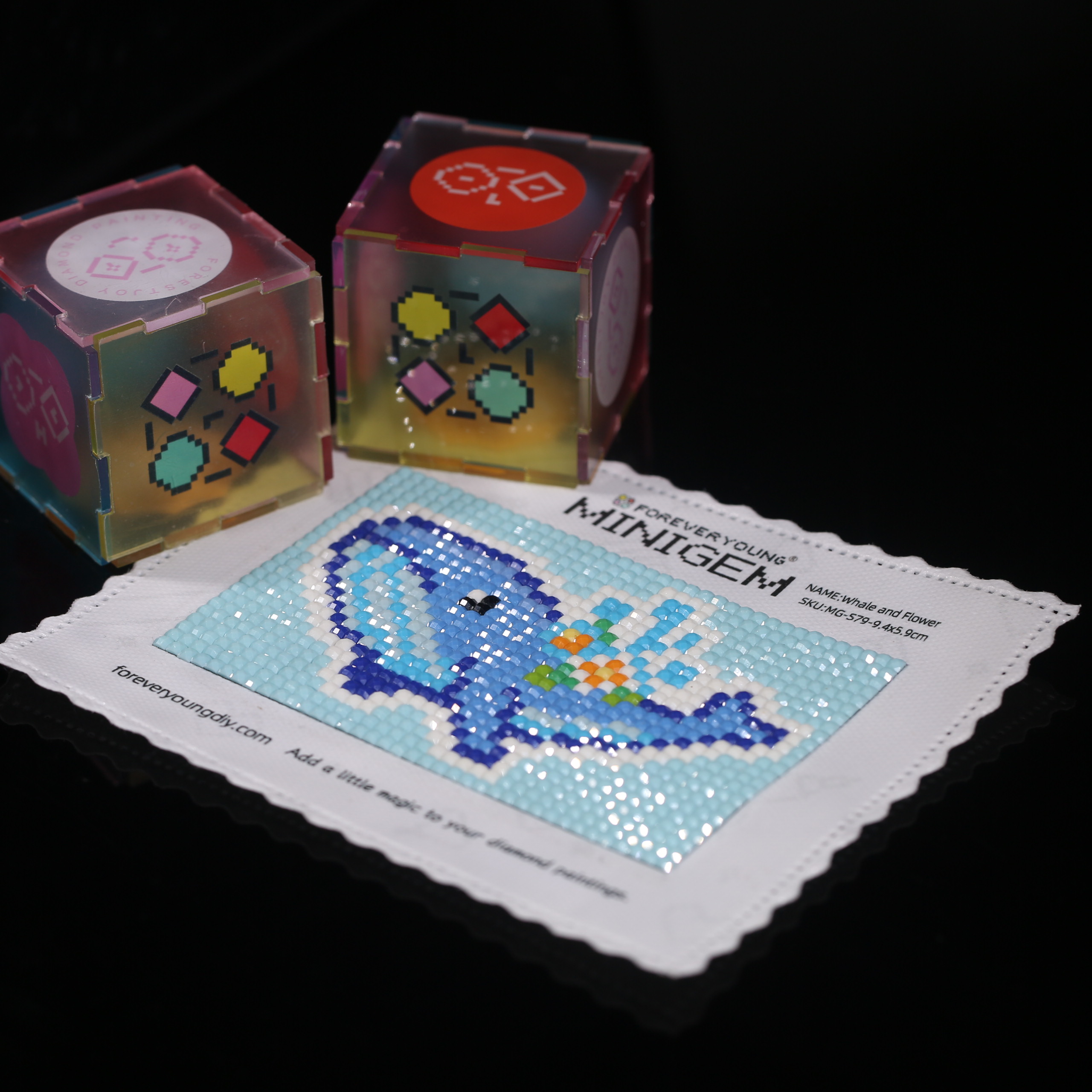 Minigem®: Whale and Flower 9.4 – обзор и цена Photo Mosaic Print
