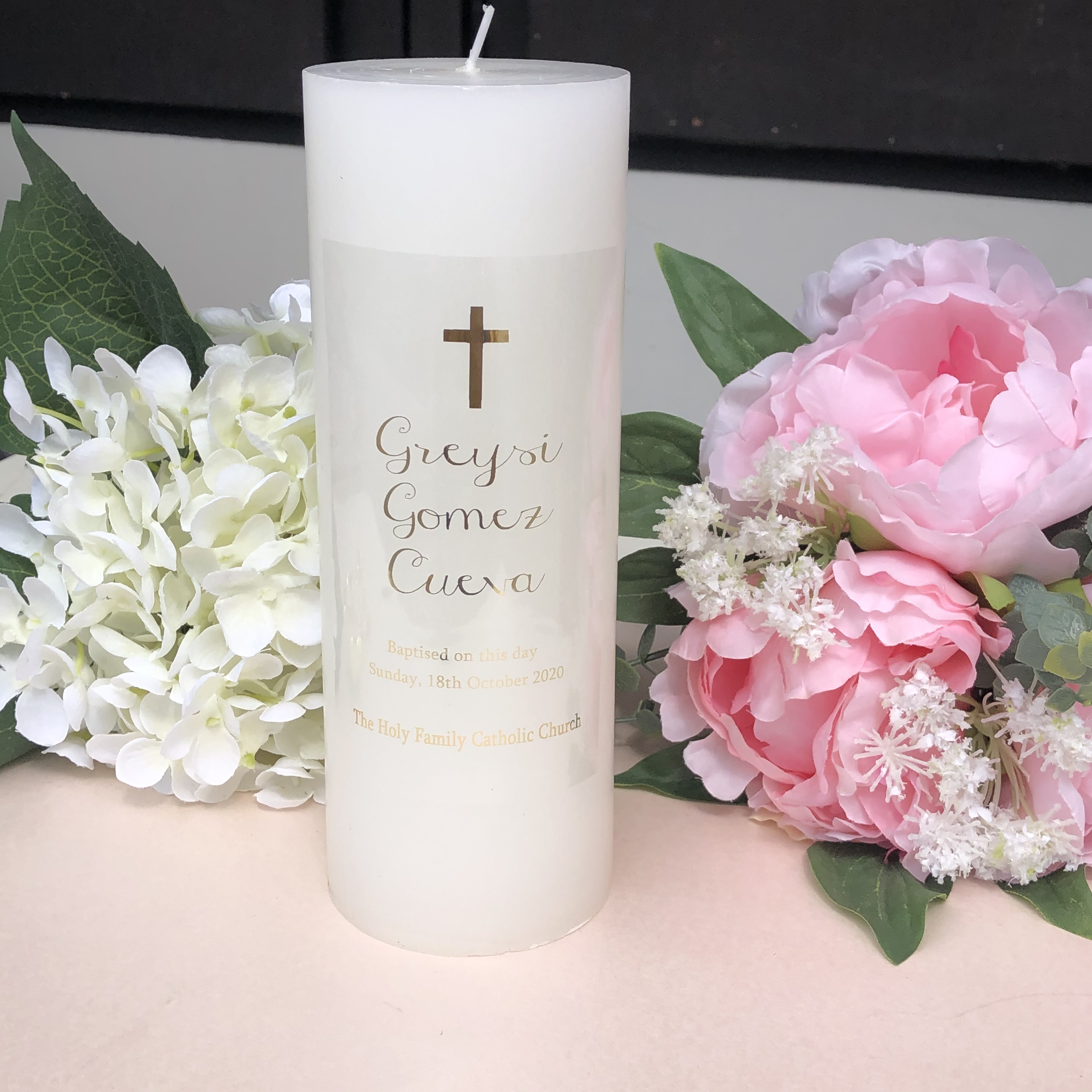 1 Personalised My Baptism cand – обзор и цена Personalised Candle Label