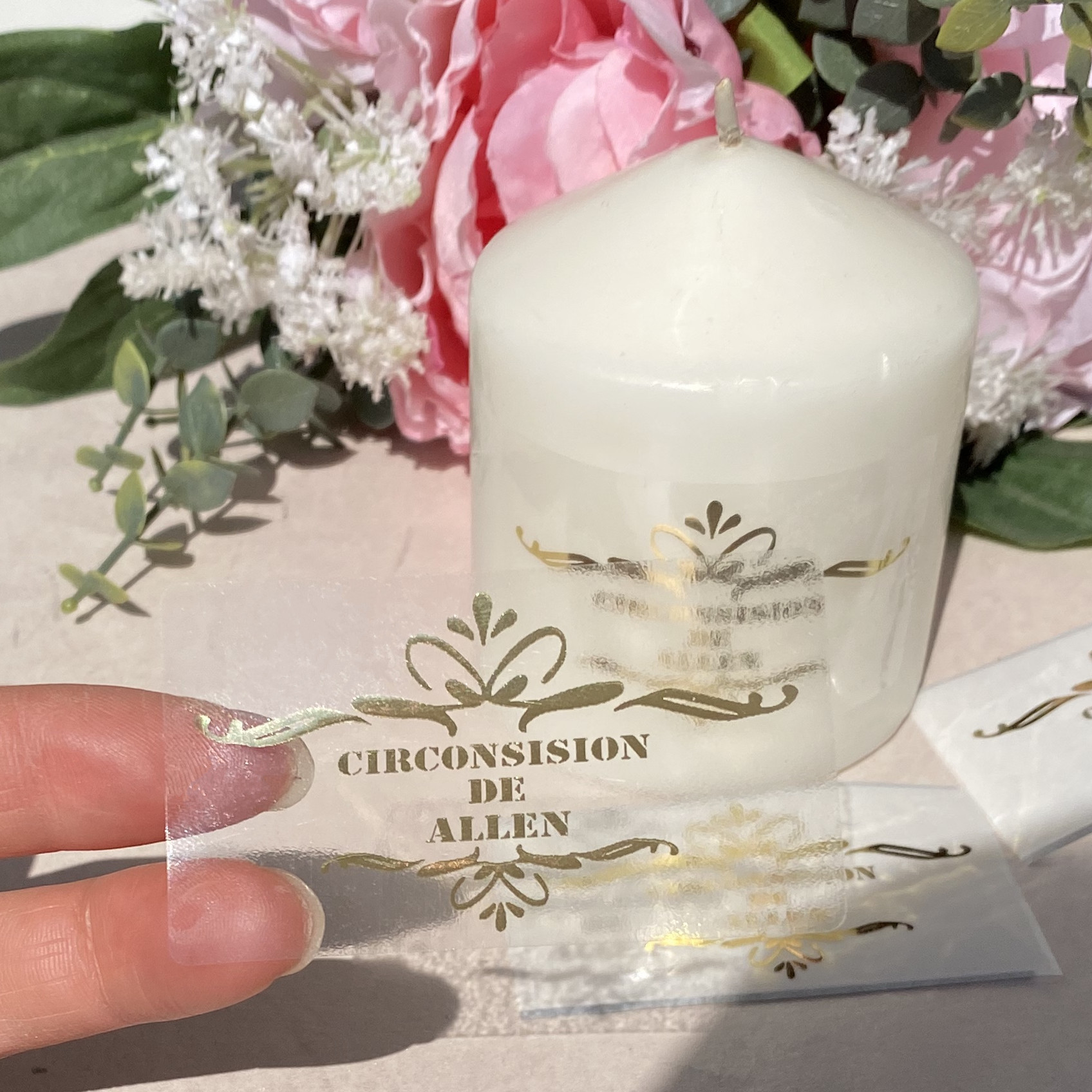 Personalized Boy Circumcision  – обзор и цена Personalised Candle Label
