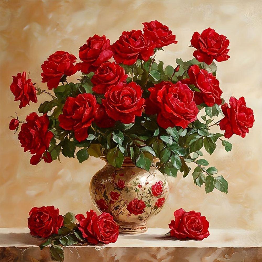 Rose Diamond Painting Full Squ – обзор и цена Photo Mosaic Print