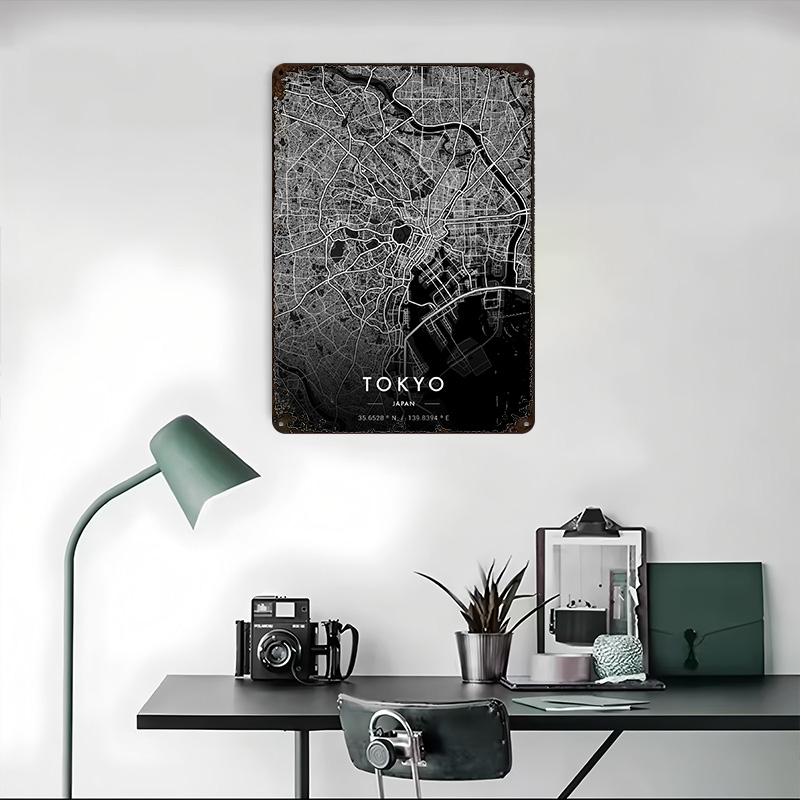 Tokyo City Map Dark Printed Po – обзор и цена Custom Map Poster
