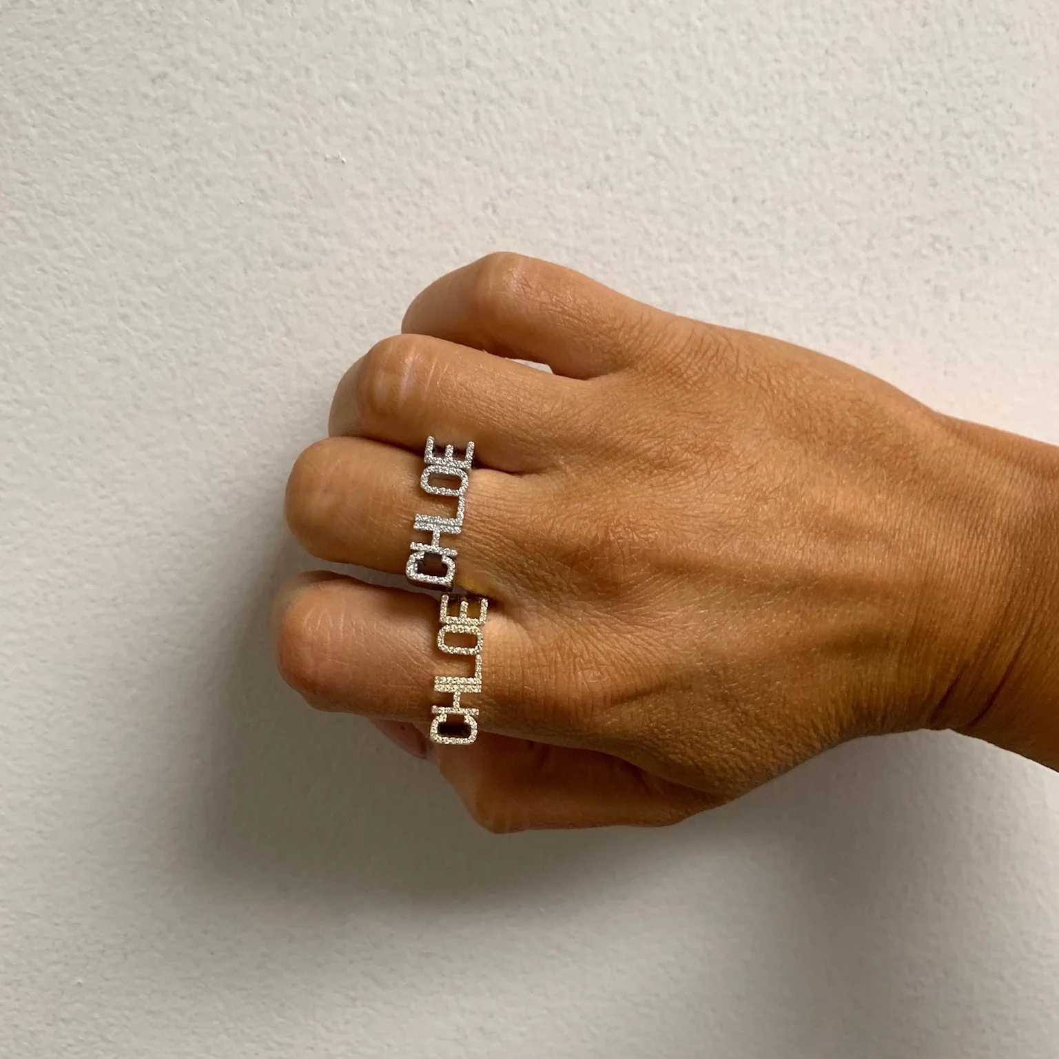 3D Name Ring Custom Diamond Na – обзор и цена Initial Ring Custom
