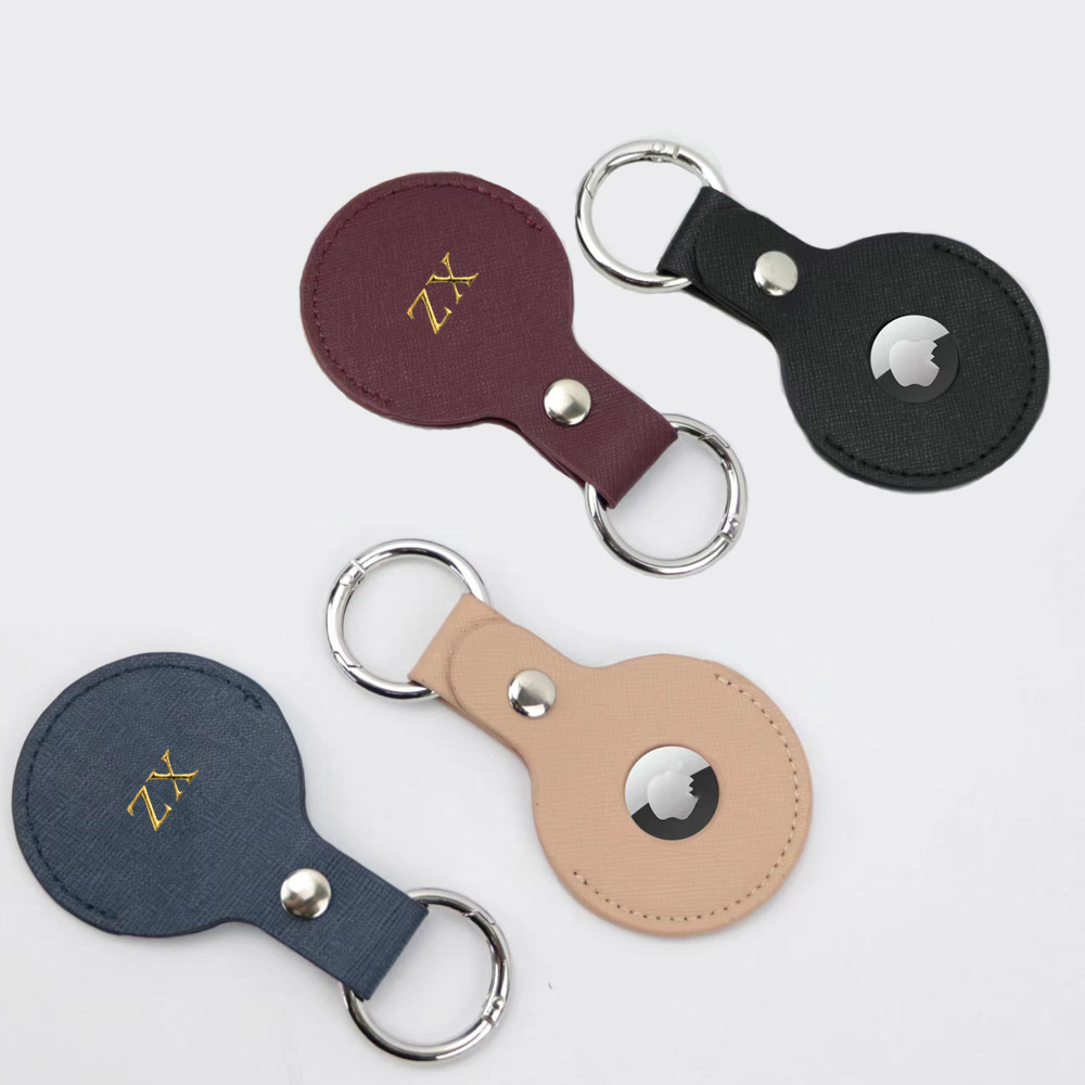 Custom Gold initial letters Fo – обзор и цена Monogram Keychain Leather
